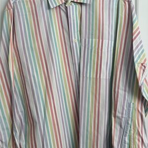 Multicolor Striped Men's Shirt